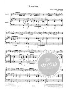 Georg Philipp Telemann: 6 Sonatinen  (noty na housle, klavír)