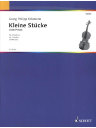 Georg Philipp Telemann: Little Pieces (noty na housle, duet)