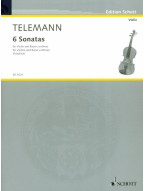 Georg Philipp Telemann: 6 Sonatas (noty na housle, klavír)