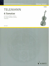 Georg Philipp Telemann: 6 Sonatas (noty na housle, klavír)