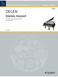 Helmut Degen: Kleines Konzert (noty na housle, klavír)