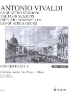 Antonio Vivaldi: The Four Seasons - Winter Opus 8/4 (noty na housle, klavír)