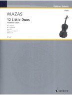Jacques-Féréol Mazas: 12 Little Duos op.38, Volume 2 (noty na housle)
