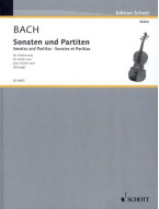 Johann Sebastian Bach: Sonatas & Partitas (noty na housle)