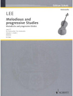Sebastian Lee: Melodious and Progressive Studies 1, Op.31 (noty na violoncello)