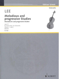 Sebastian Lee: Melodious and Progressive Studies 1, Op.31 (noty na violoncello)
