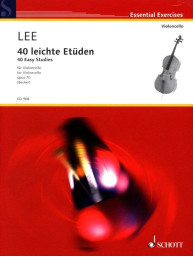 Sebastian Lee: 40 Easy Studies Op.70 (noty na violoncello)