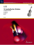 Sebastian Lee: 12 Melodic Studies, Op.113 (noty na violoncello)
