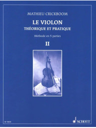 Mathieu Crickboom: Le Violon 2 - Théorique et pratique (noty na housle)