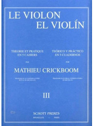 Mathieu Crickboom: Le Violon 3 - Théorique et pratique (noty na housle)