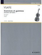 Eugene Ysaye: Exercises and Scales (noty na housle)