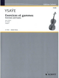 Eugene Ysaye: Exercises and Scales (noty na housle)