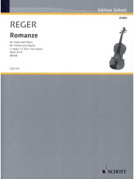 Max Reger: Romance G major WoO II/10 (noty na housle, klavír)
