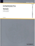 Paul Hindemith: Sonata for Flute and Piano (noty na příčnou flétnu, klavír)
