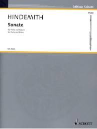 Paul Hindemith: Sonata for Flute and Piano (noty na příčnou flétnu, klavír)