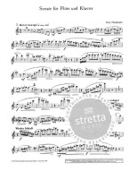 Paul Hindemith: Sonata for Flute and Piano (noty na příčnou flétnu, klavír)
