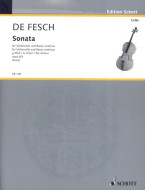 Willem de Fesch: Sonata g-Moll op. 8/5 (noty na violoncello, klavír)