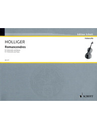 Heinz Holliger: Romancendres (noty na violoncello, klavír)