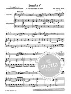 Jean-Baptiste Breval: Sonata No. 5 G-Dur (noty na violoncello, klavír)