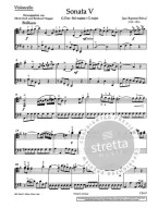 Jean-Baptiste Breval: Sonata No. 5 G-Dur (noty na violoncello, klavír)