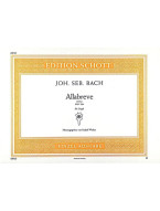 Johann Sebastian Bach: Allabreve D Bwv589 (noty na varhany)