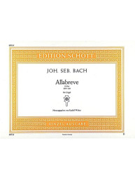 Johann Sebastian Bach: Allabreve D Bwv589 (noty na varhany)