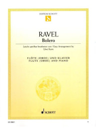 Maurice Ravel: Boléro (noty na příčnou flétnu, klavír)