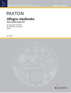 Stephen Paxton: Allegro Moderato (noty na violoncello, klavír)
