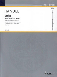 Georg Friedrich Händel: Suite in G from the Watermusic (noty na příčnou flétnu, klavír)