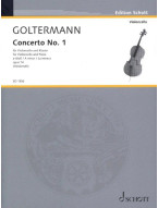 Georg Goltermann: Concerto no.1 in A minor Op.14 (noty na violoncello, klavír)