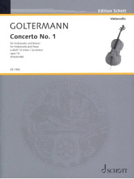 Georg Goltermann: Concerto no.1 in A minor Op.14 (noty na violoncello, klavír)