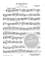Giuseppe Gariboldi: 20 Petites Etudes op. 132 (noty na příčnou flétnu)