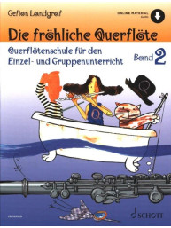 Gefion Landgraf: Die fröhliche Querflöte Band 2 (noty na příčnou flétnu)(+audio)