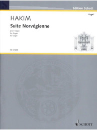 Naji Hakim: Suite Norvégienne (noty na varhany)