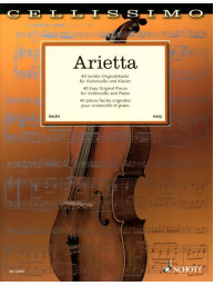 Arietta: 40 Easy Original Pieces (noty na violoncello, klavír)
