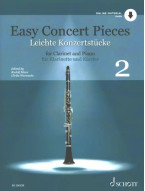 Easy Concert Pieces 2 (noty na klarinet, klavír)(+audio)