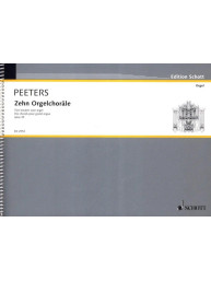 Flor Peeters: Zehn Orgelchoräle op. 39 (noty na varhany)