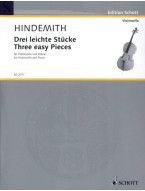 Paul Hindemith: 3 Easy Pieces (noty na violoncello, klavír)