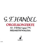 Georg Friedrich Händel: Konzert Nr. 9 B-Dur op. 7/3 HWV 308 (noty na varhany)