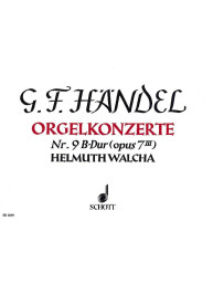 Georg Friedrich Händel: Konzert Nr. 9 B-Dur op. 7/3 HWV 308 (noty na varhany)