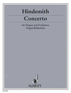 Paul Hindemith: Concerto (noty na varhany)
