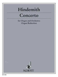 Paul Hindemith: Concerto (noty na varhany)