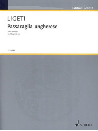 György Ligeti: Passacaglia Ungherese (noty na cembalo)