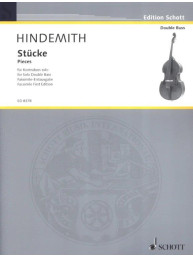 Paul Hindemith: Pieces (noty na kontrabas)