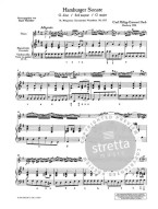 Carl Philipp Emanuel Bach: Hamburger Sonata G Major Wq 133 (noty na příčnou flétnu, klavír)