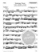 Carl Philipp Emanuel Bach: Hamburger Sonata G Major Wq 133 (noty na příčnou flétnu, klavír)