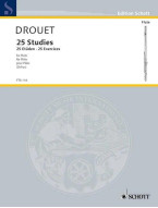 Louis Drouet: 25 Studies (noty na příčnou flétnu)