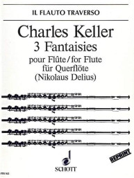 Charles Keller: 3 Fantasies (noty na příčnou flétnu)