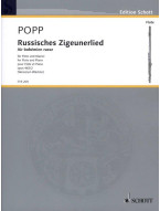 Wilhelm Popp: Russisches Zigeunerlied Op.462/2 (noty na příčnou flétnu, klavír)