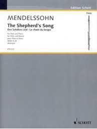 Felix Mendelssohn Bartholdy: The Shepherd's Song MWV R 24 (noty na příčnou flétnu, klavír)